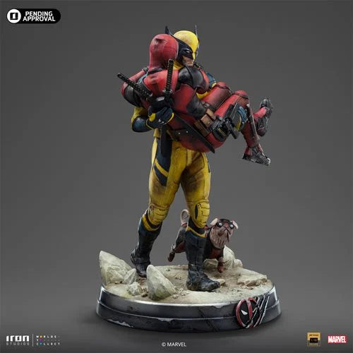 Deadpool and Wolverine Deluxe Limited Edition 1:10 Art Scale Statue Iron Studios Statue Marvel