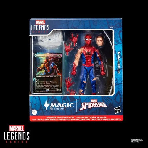 Battle-Damaged Spider-Man Hasbro Marvel Legends Spider-Man Marvel Legends Magic: The Gathering 2025