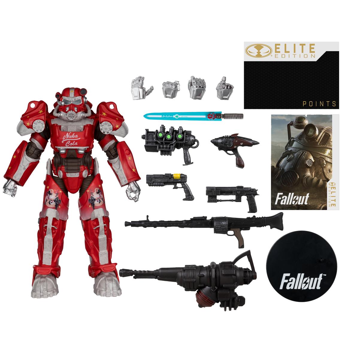 Nuka Cola T-60 (Gold Label) Elite Edition Fallout McFarlane Toys 7-in Action Figure