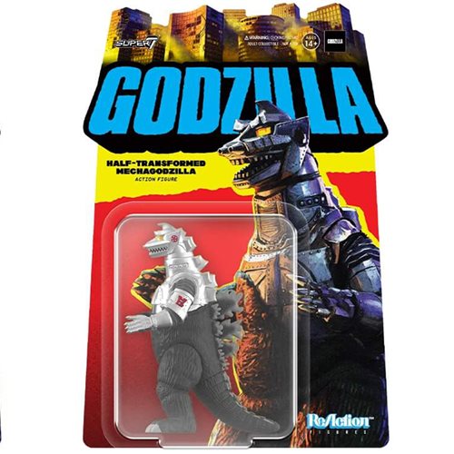 Half-Transformed Mechagodzilla Action Figure Toho ReAction Super7