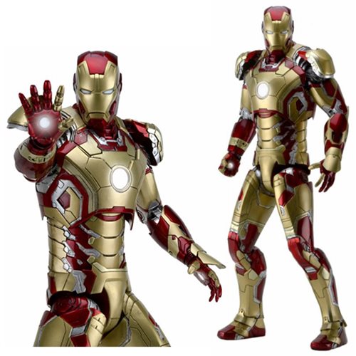 Iron Man Mk 42 1:12 The Infinity Saga DLX Threezero Action Figure