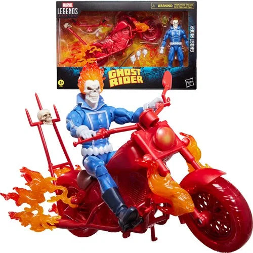 Ghost Rider Johnny Blaze with Motorcycle Marvel Legends Series Hasbro
