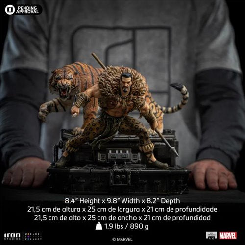 Kraven Spider-Man vs Villains Battle Diorama Series 1:10 Art Scale Limited Edition Statue Iron Studios
