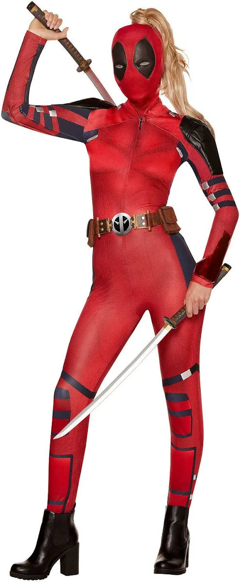 Lady Deadpool Adult Costume (Small Size)