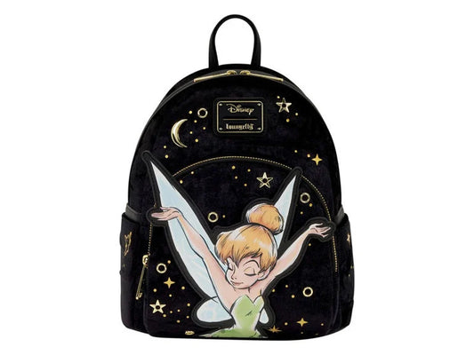 Peter Pan Tinker Bell Pixie Dust Velvet Mini-Backpack Disney Loungefly
