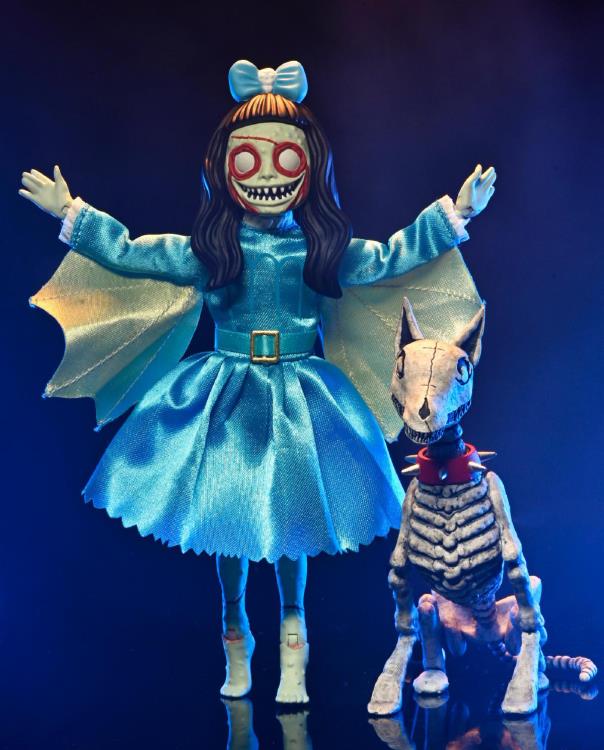 Ghouliana and Poppet, Her Undead Dog The Beauty of Horror GITD Action Figure NECA 2025