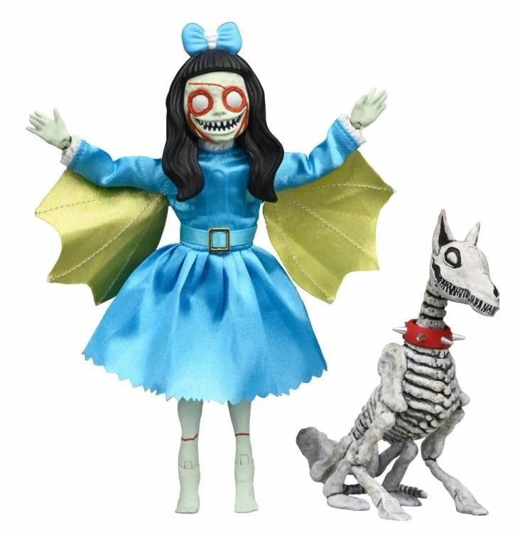 Ghouliana and Poppet, Her Undead Dog The Beauty of Horror GITD Action Figure NECA 2025