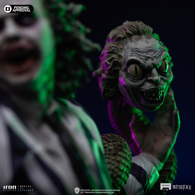 Beetlejuice 1:10 Deluxe Art Scale Limited Edition Statue Iron Studios 2026