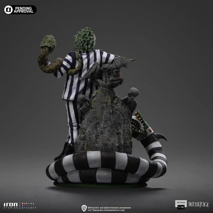 Beetlejuice 1:10 Deluxe Art Scale Limited Edition Statue Iron Studios 2026