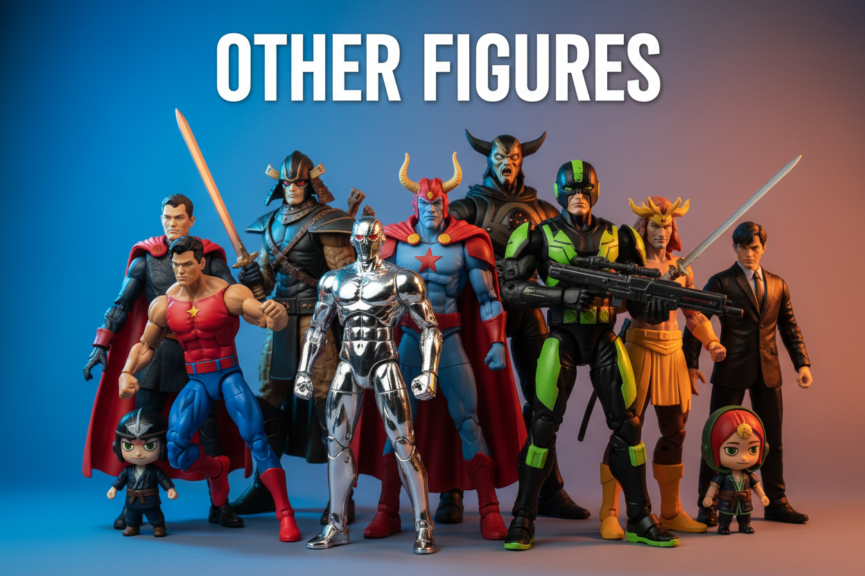 picture of miscellaneous action figures, that says Other Figures
