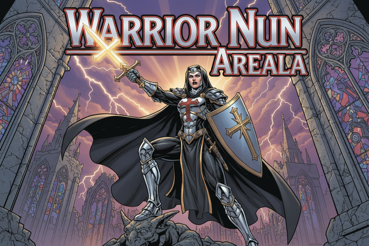 Picture of Warrior Nun Areala, that says Warrior Nun Areala