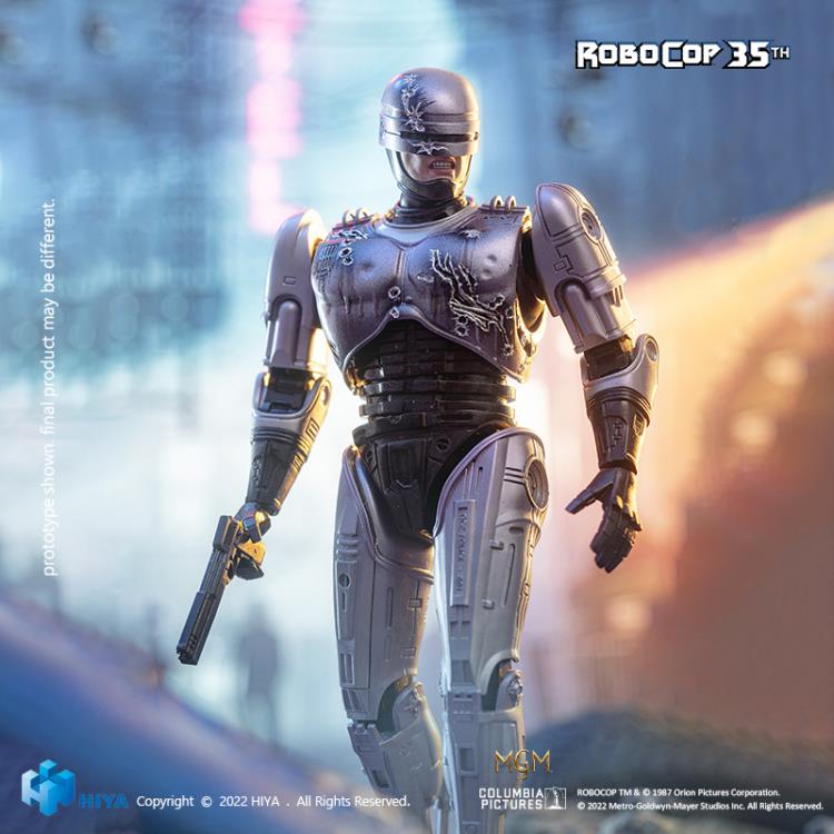 RoboCop (1987) 35th Anniversary RoboCop 1/12 Scale Die-Cast Action Figure HIYA Toys 2022