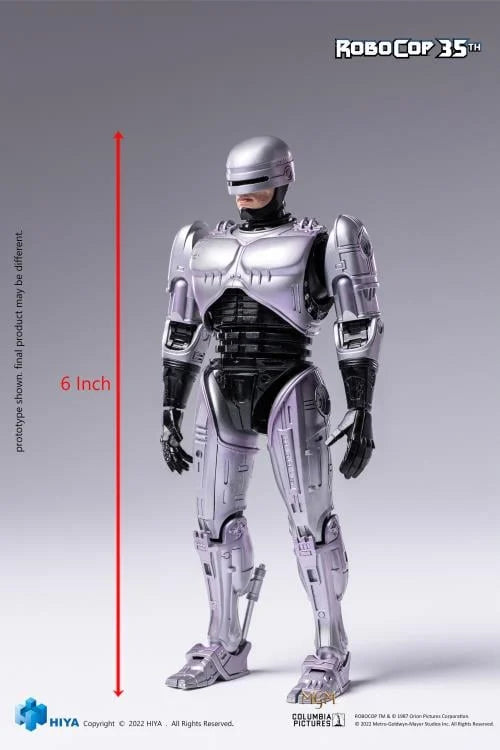 RoboCop (1987) 35th Anniversary RoboCop 1/12 Scale Die-Cast Action Figure HIYA Toys 2022
