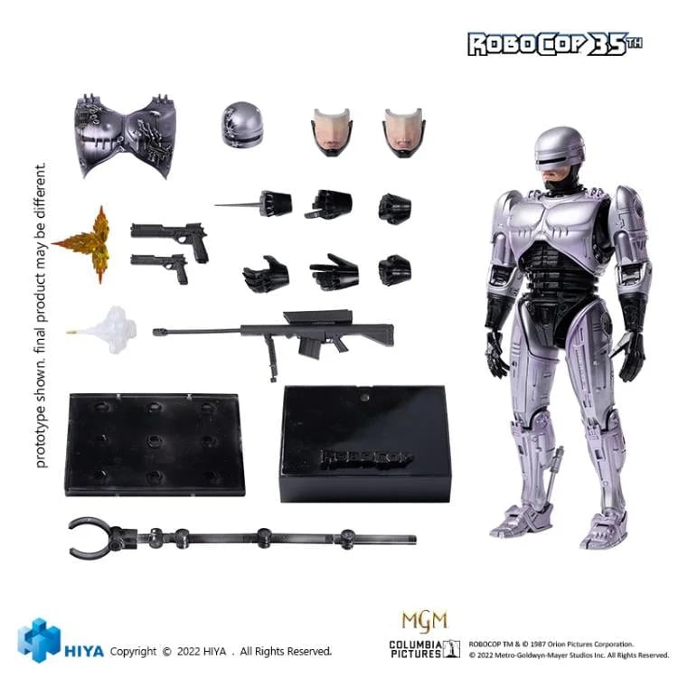 RoboCop (1987) 35th Anniversary RoboCop 1/12 Scale Die-Cast Action Figure HIYA Toys 2022