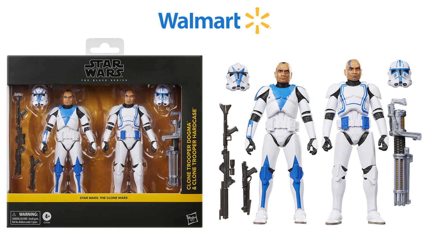 Dogma and Hardcase Star Wars: Clone Wars Black Series Action Figure Set Disney Hasbro 2026