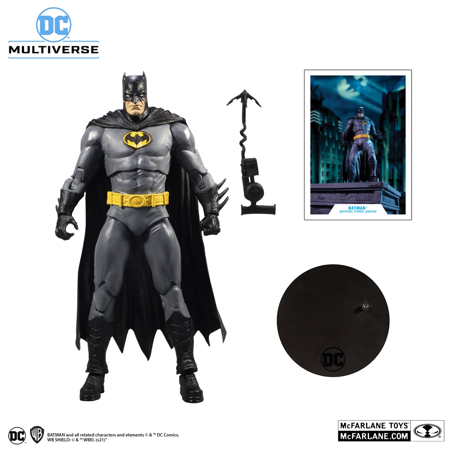 Batman: Three Jokers 7 in. Action Figure DC Multiverse McFarlane Toys 2021