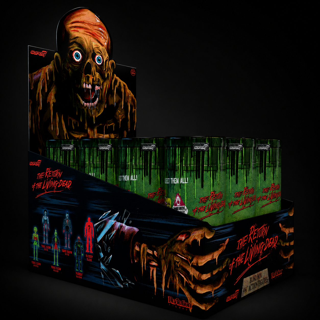 Return Of The Living Dead (Individual Blind Box) 3.75 in. Action Figure Reaction Super7 2025