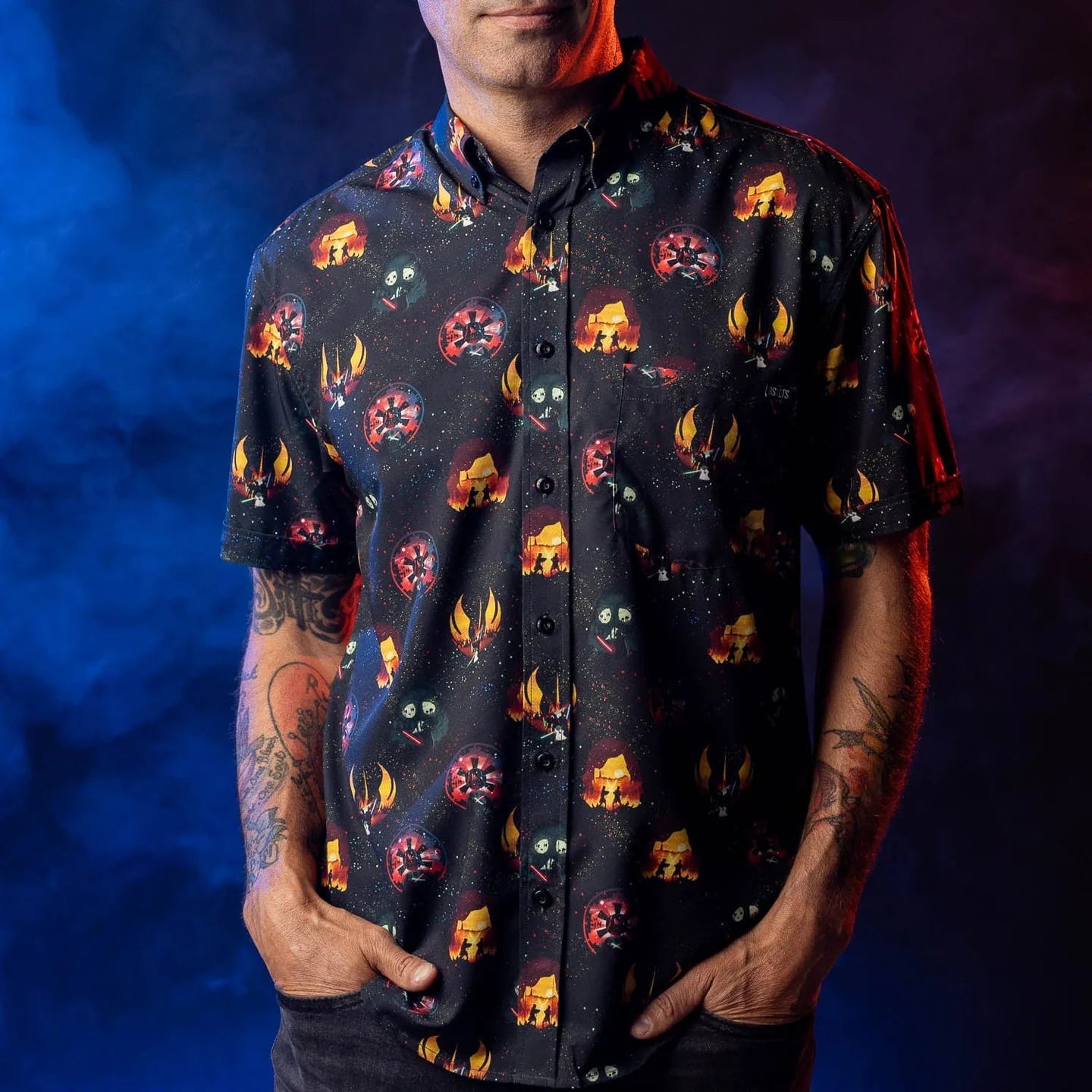 Journey to the Dark Side Star Wars Kunuflex Short Sleeve Shirt RSVLTS 2025