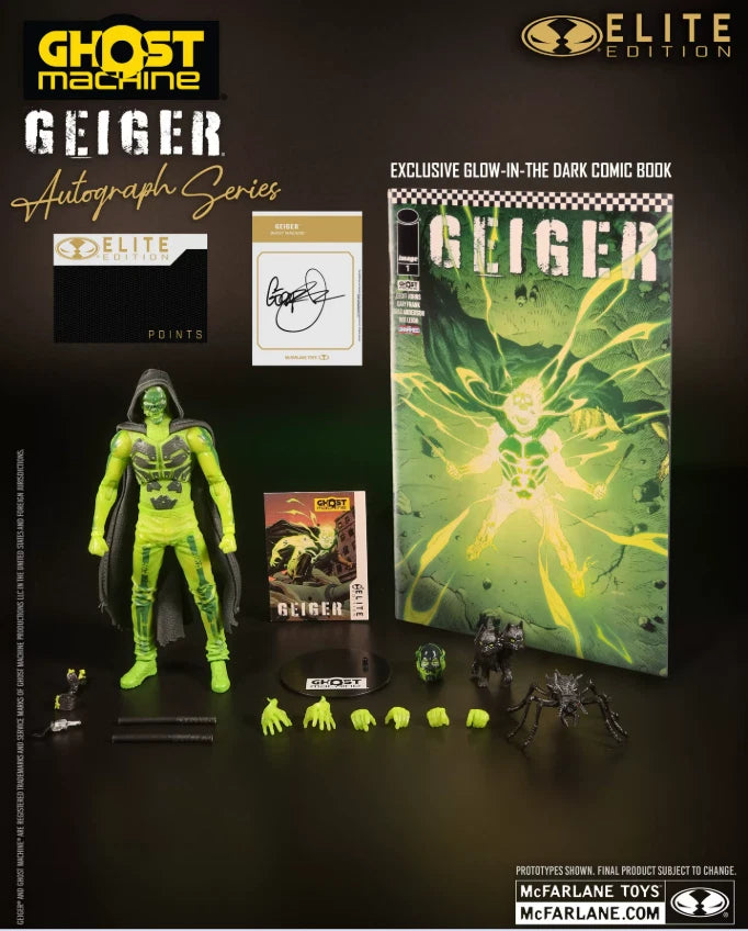 Geiger Ghost Machine Autograph Series Elite Edition Deluxe Action Figure McFarlane Toys 2026