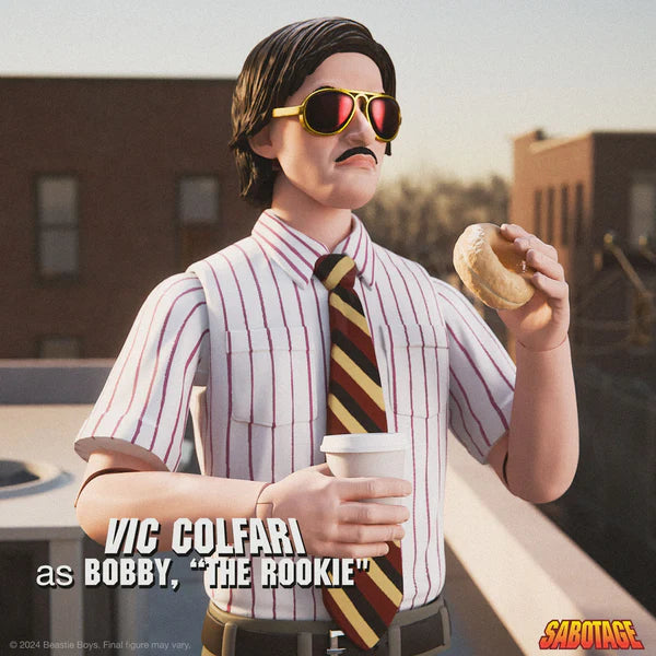 Vic Colfari as Bobby, "The Rookie" Ultimates Super7 Beastie Boys Sabotage 7-Inch Action Figure