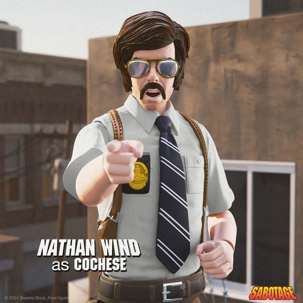 Nathan Wind as Cochese Ultimates Super7 Beastie Boys Sabotage 7-Inch Action Figure