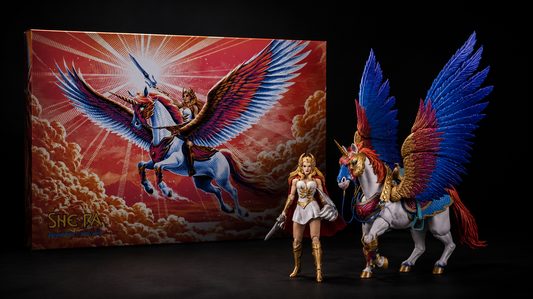 "She-Ra" and "Swift Wind" Princess of Power 1/6 Scale Timed Edition Action Figure Bundle Mondo