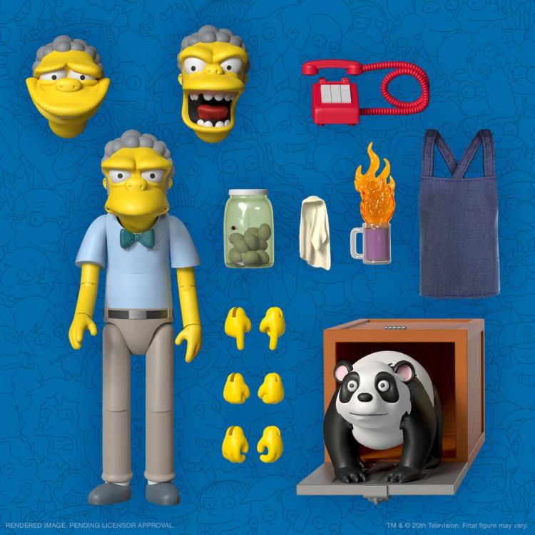 Moe The Simpsons (Wave 1) 7 in. Action Figure Ultimates! Super7