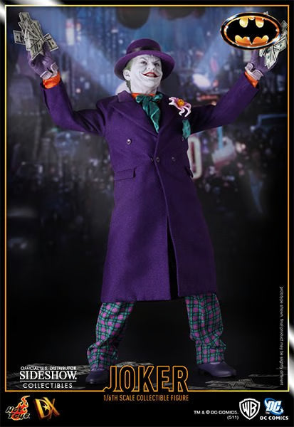 The Joker Batman (1989) Movie Masterpiece DX 1:6 Scale Action Figure Hot Toys 2012