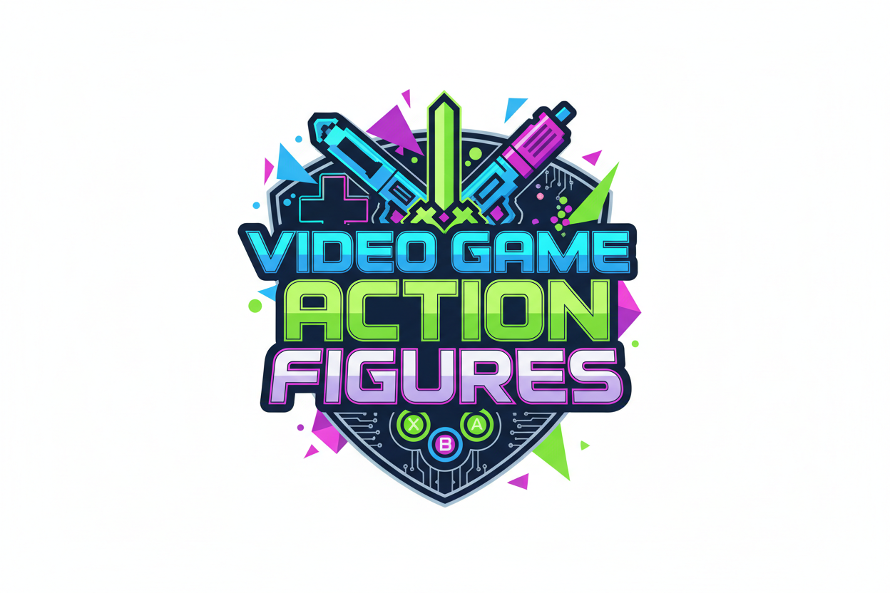 Video Game logo, that says Video Game Action Figures