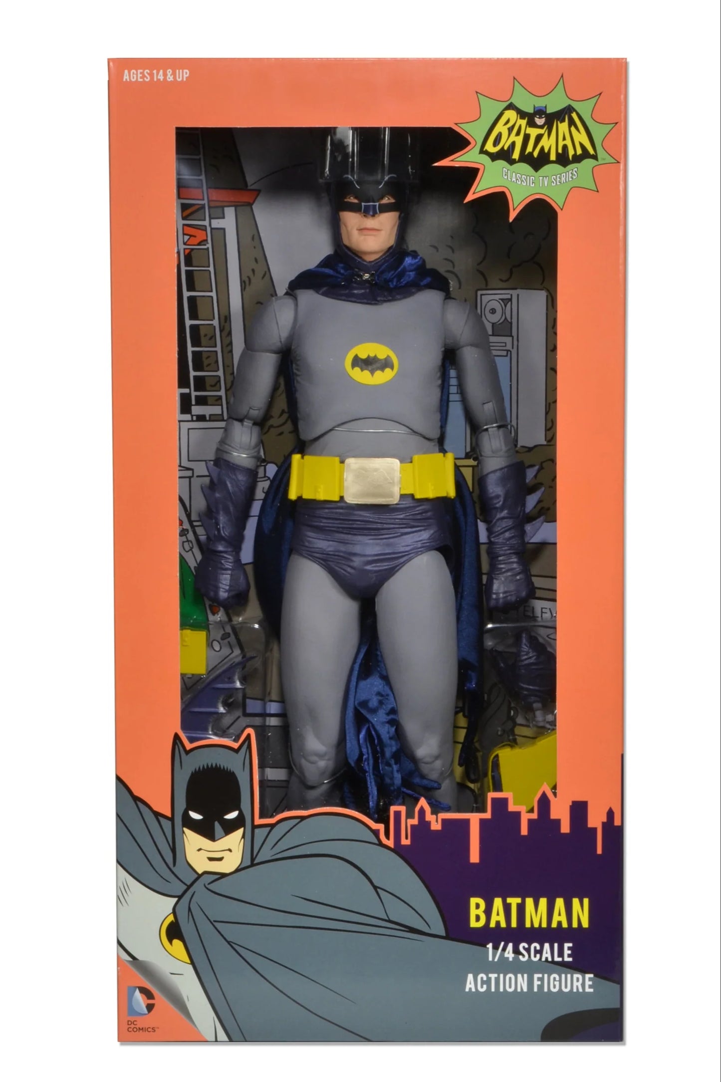 Batman Adam West 1966 Neca 1/4 Scale Action Figure