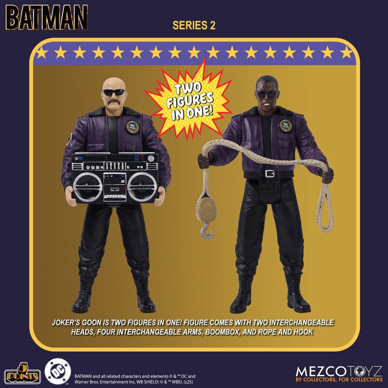 Joker Goon Batman: 1989 Series 2 Action Figure 5 Points Mezco Toyz 2026