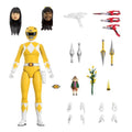 "Yellow Ranger" Might Morphin Power Rangers 7 in. Action Figure Ultimates! Super7