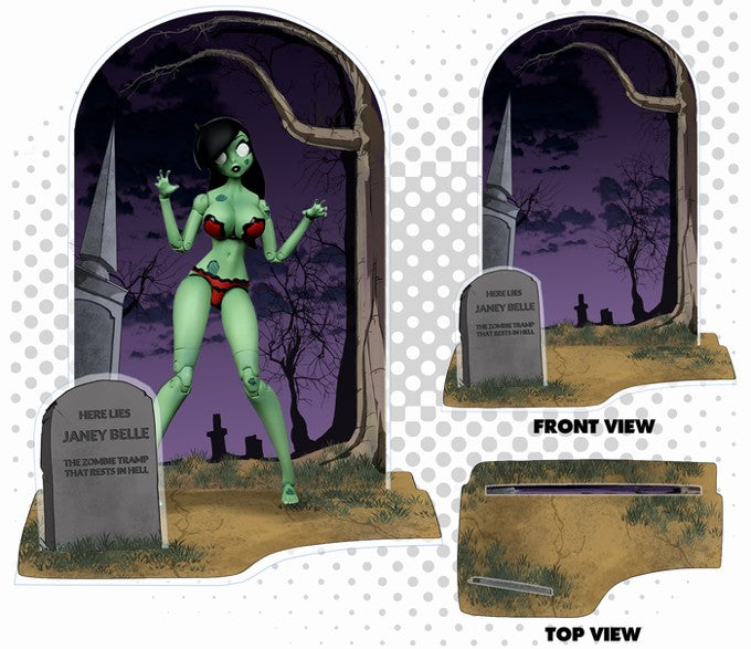 Zombie Tramp Limited Edition Figure Stand Executive Replicas Kickstarter Edition 2025